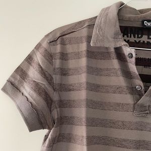 D&G vintage striped polo shirt - size S/M